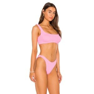 Hunza G Xandra Bikini Set in Bubblegum